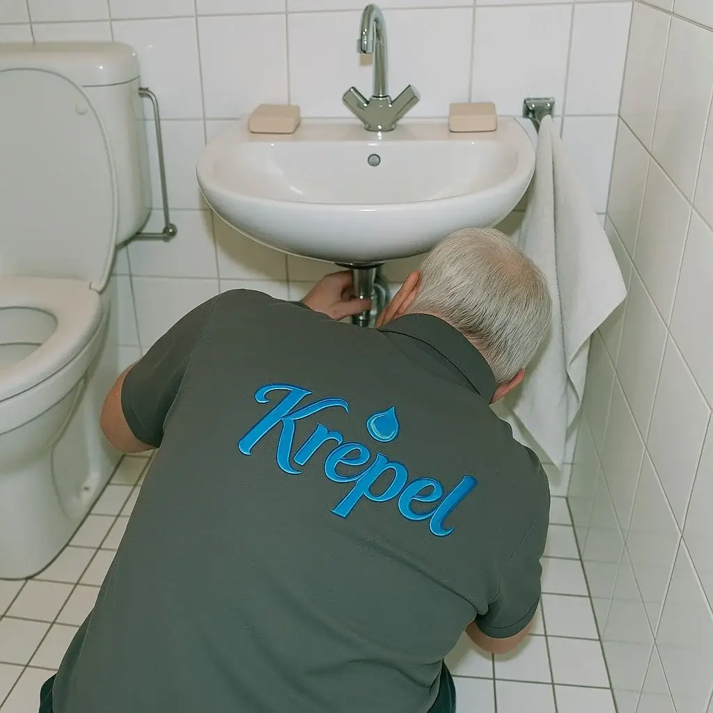 Verstopfter Abfluss, abflussreinigung durch sanitär krepel
